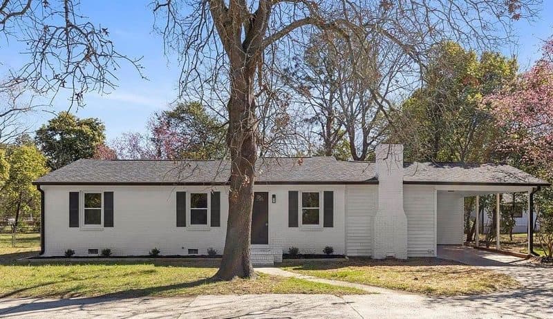 Same NC brick ranch after full renovation