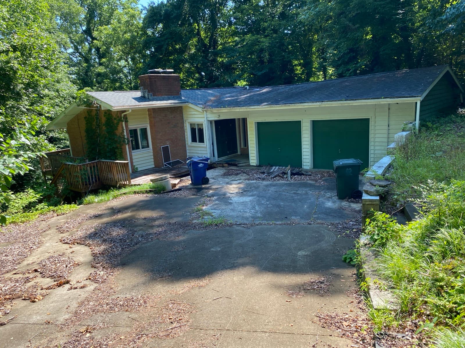 NC house needing major repairs sold as-is for cash to Atlantis Homebuyers, code violations and structural issues OK